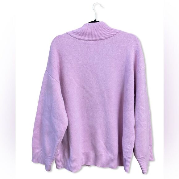 SER.O.YA Carley Cardigan Ballet Pink knit sweater top oversized Revolve NWT M - Picture 7 of 11
